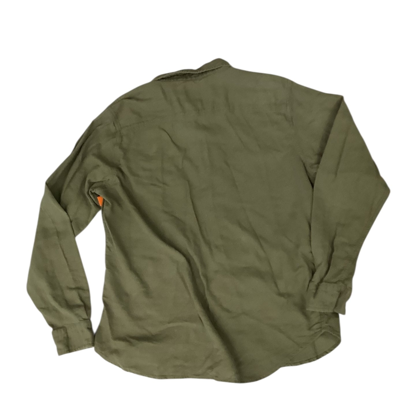 Blouse Designer By Frye In Green, Size:L