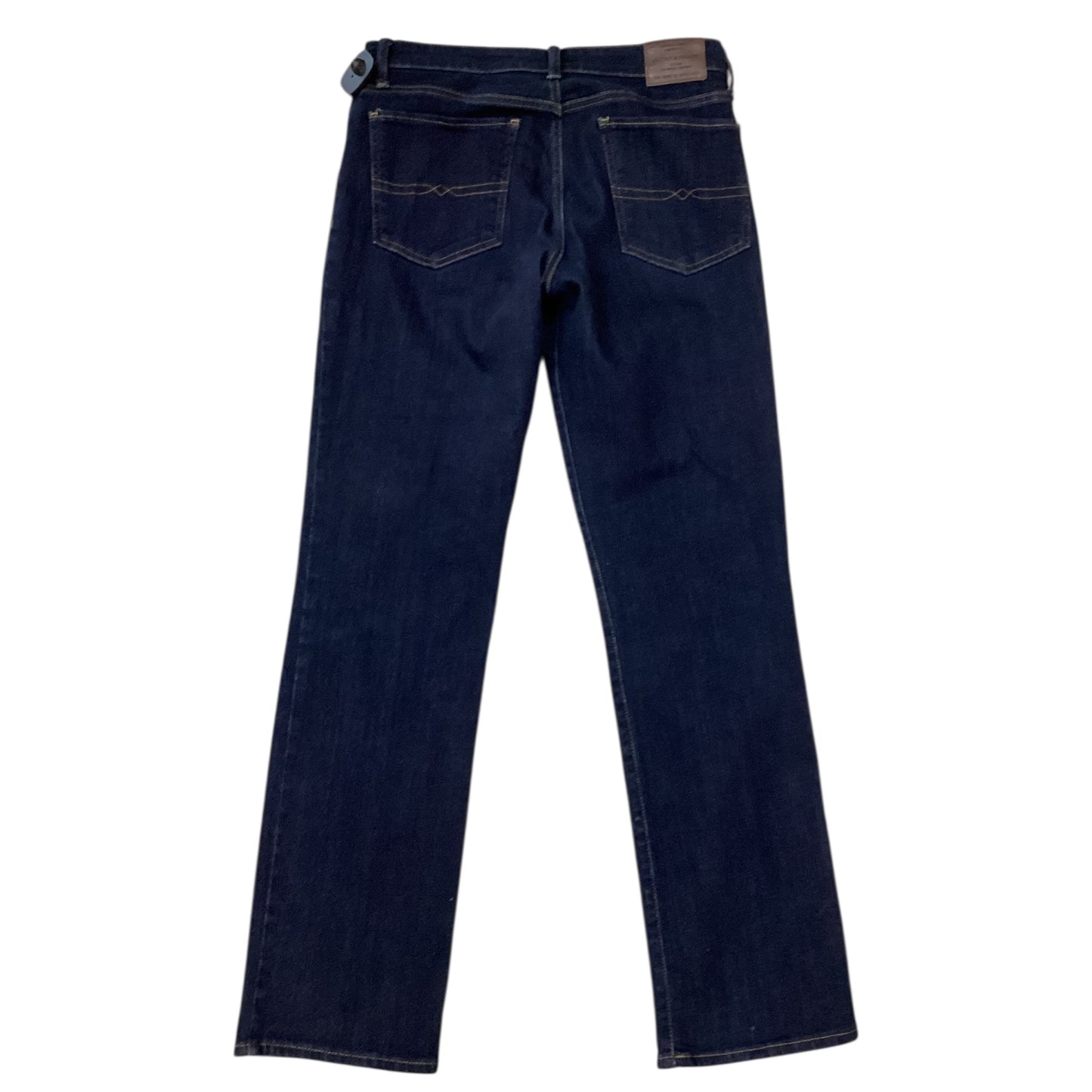 Jeans Straight By Lucky Brand In Blue Denim, Size:10