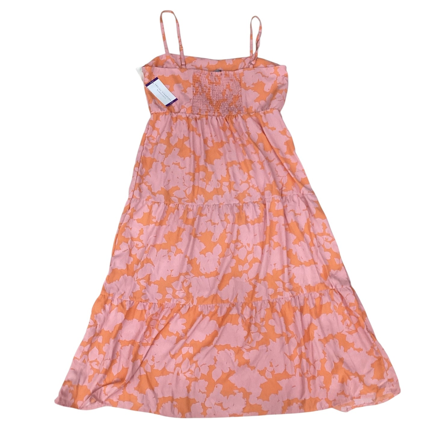 Dress Casual Maxi By Social Standard By Sanctuary In Orange & Pink, Size:Xxl