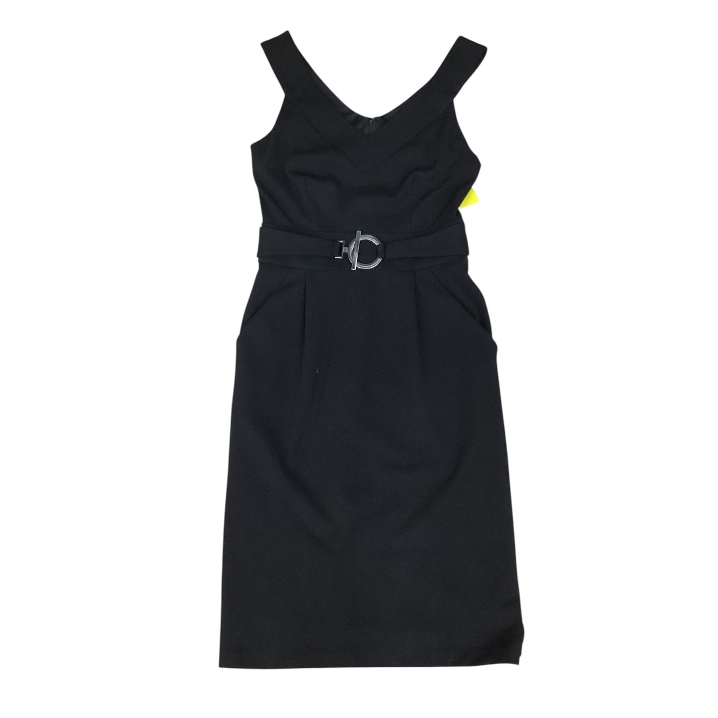 Dress Casual Midi By White House Black Market In Black, Size:S