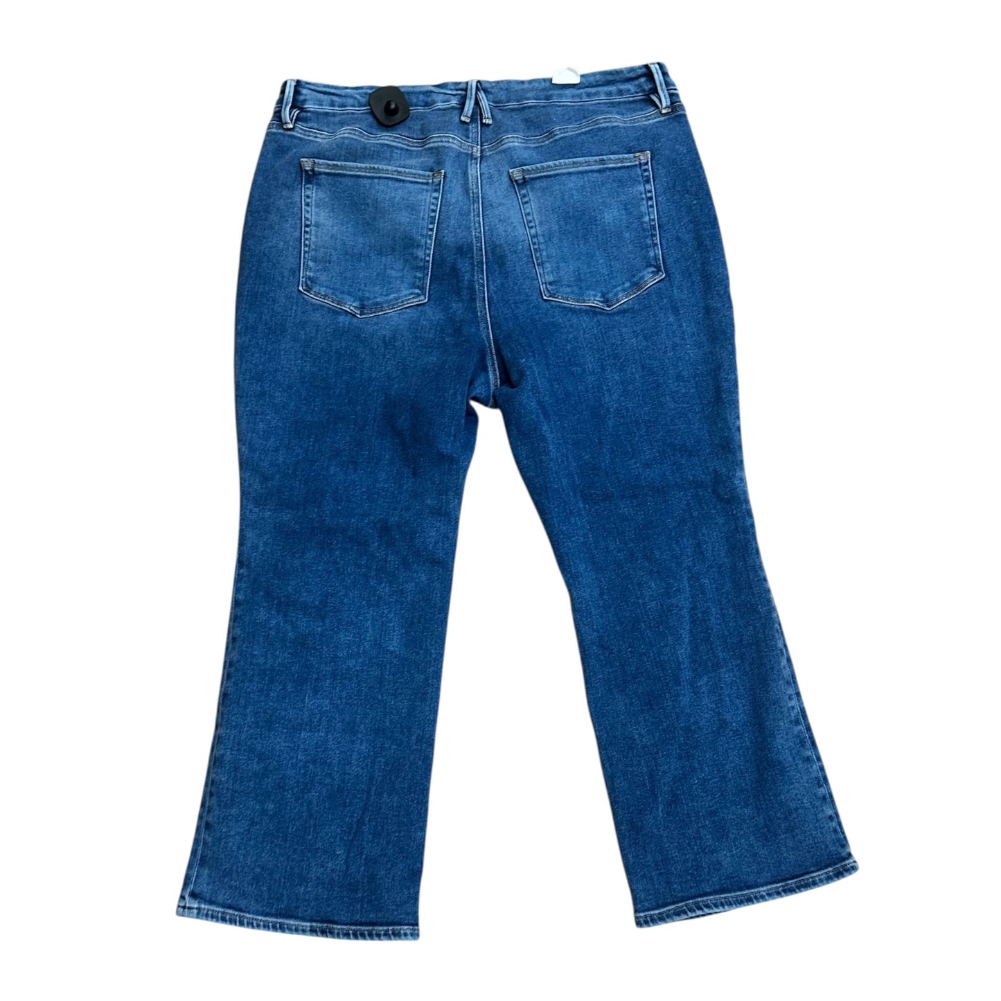 Jeans Wide Leg By Good American In Blue Denim, Size:20
