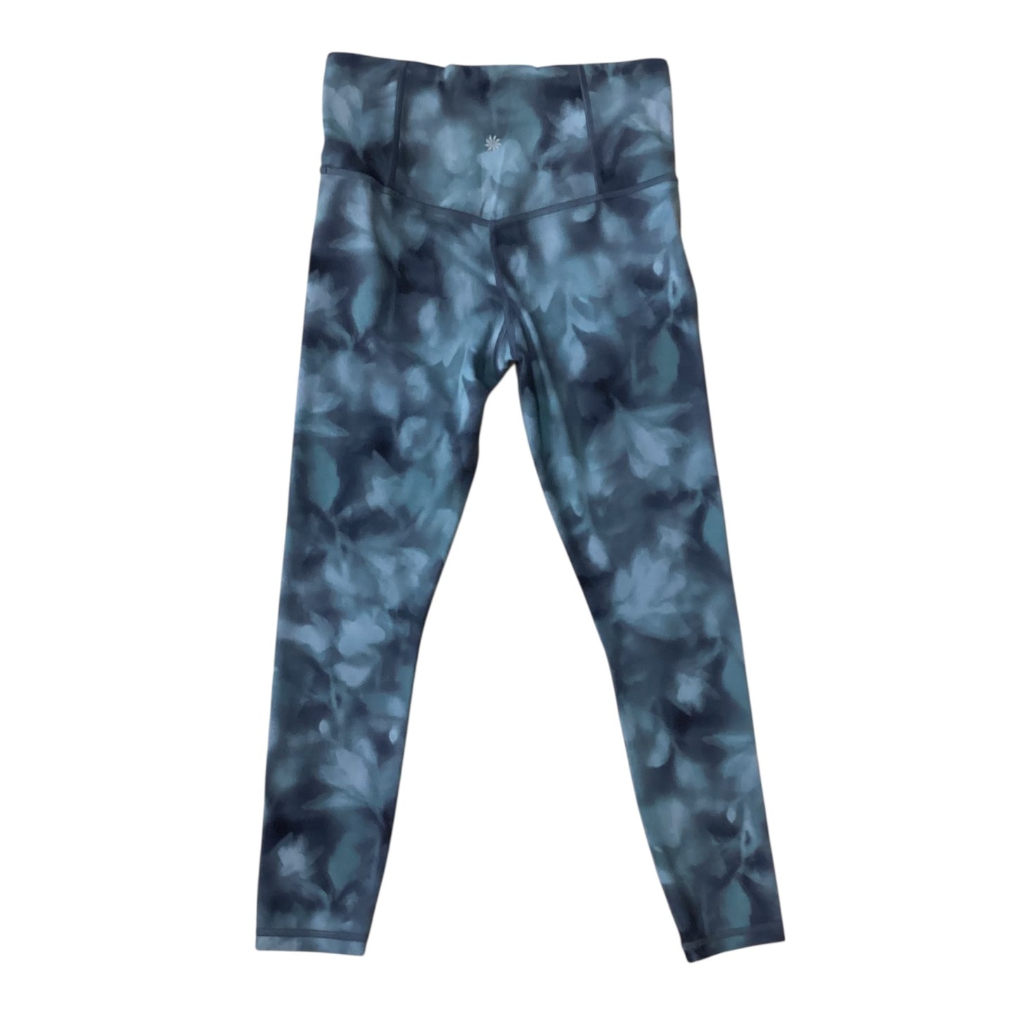 Athletic Leggings By Athleta In Blue & Green, Size:S