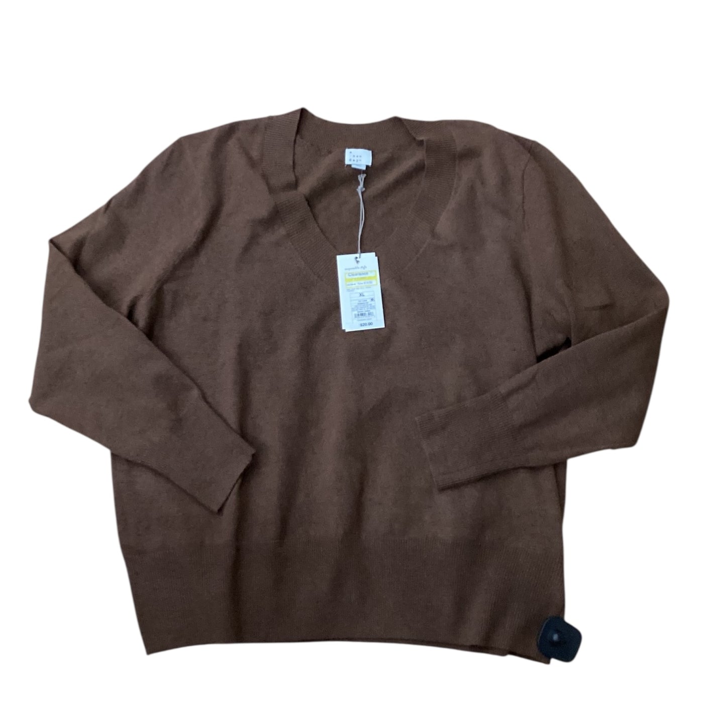 Sweater By A New Day In Brown, Size:Xl
