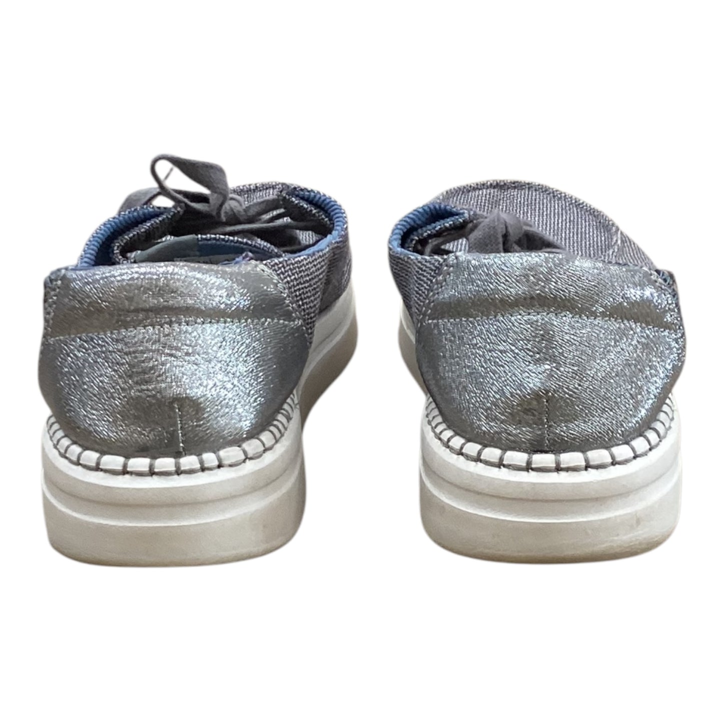 Shoes Athletic By Hey Dude In Grey, Size:10