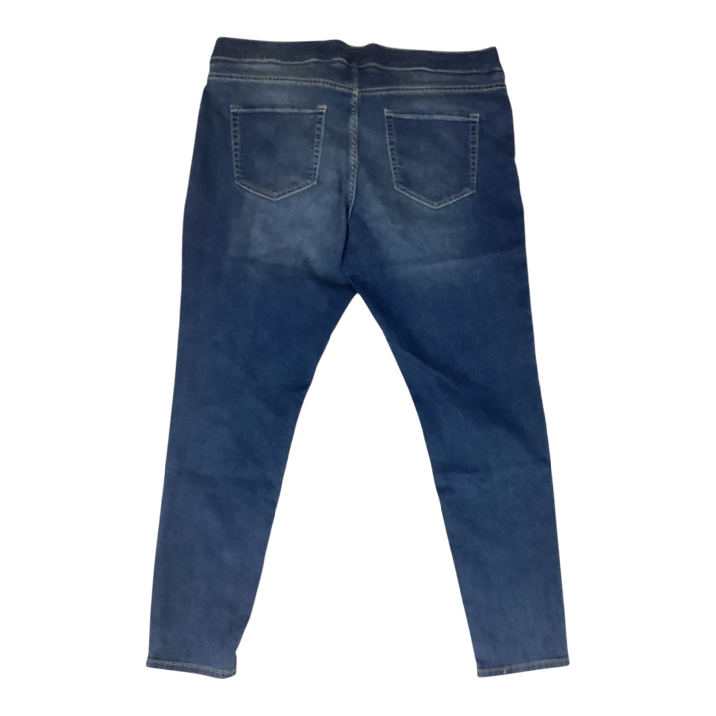 Jeans Jeggings By Falls Creek In Blue Denim, Size:18