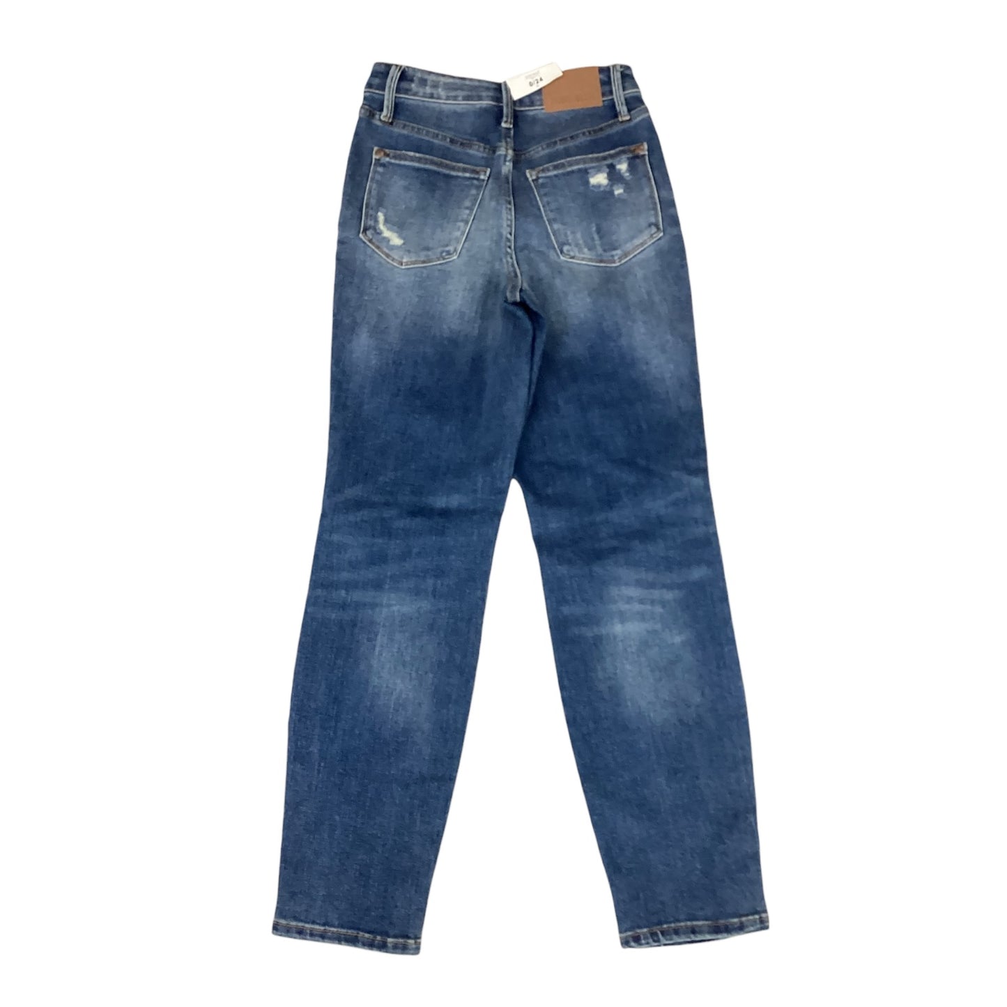 Jeans Skinny By Judy Blue In Blue Denim, Size:0