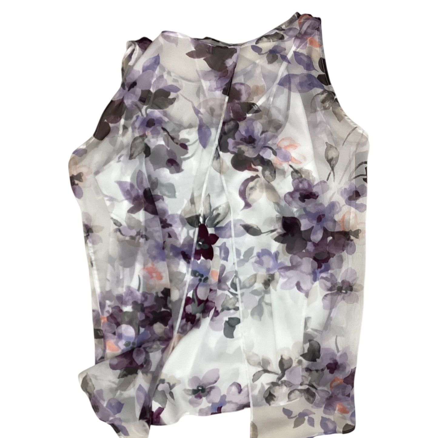 Top Sleeveless By White House Black Market In Purple, Size:S