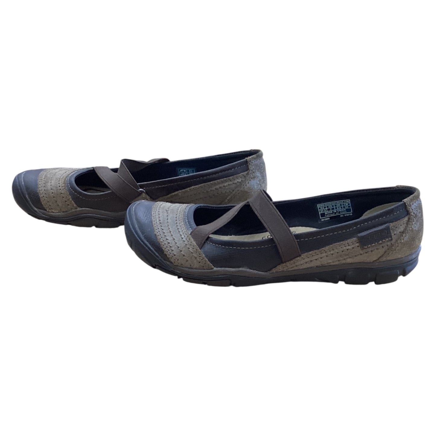 Shoes Flats By Keen In Brown, Size:7