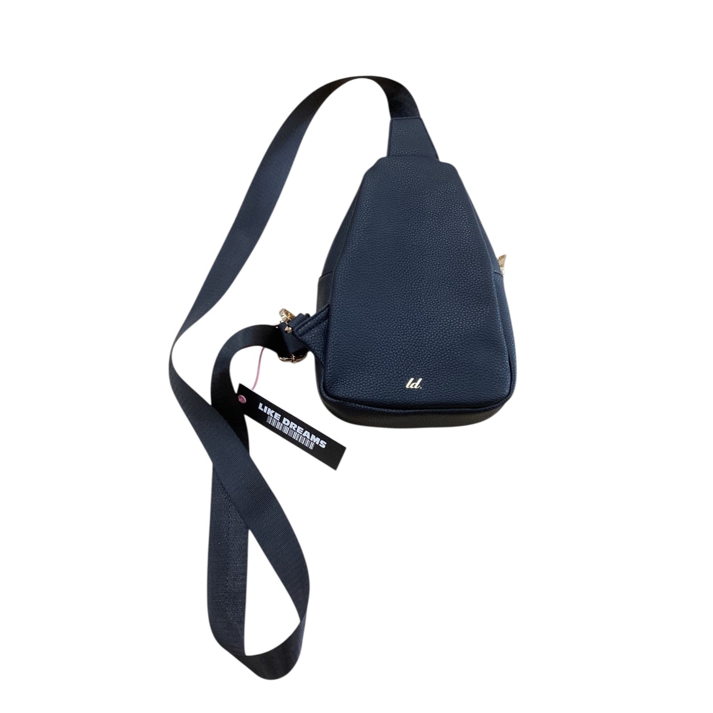 Crossbody By Clothes Mentor In Black & Cream, Size:Small