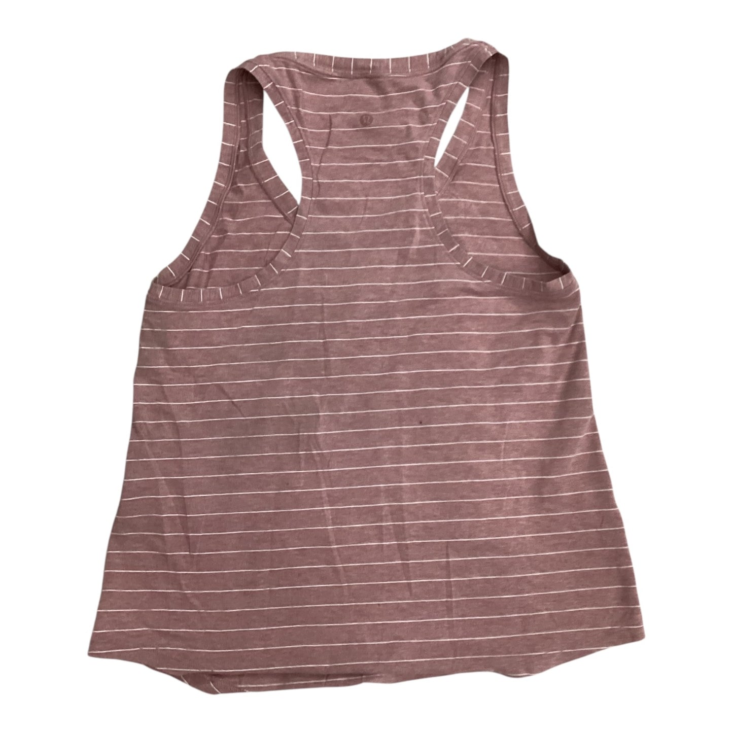 Athletic Tank Top By Lululemon In Mauve, Size:M