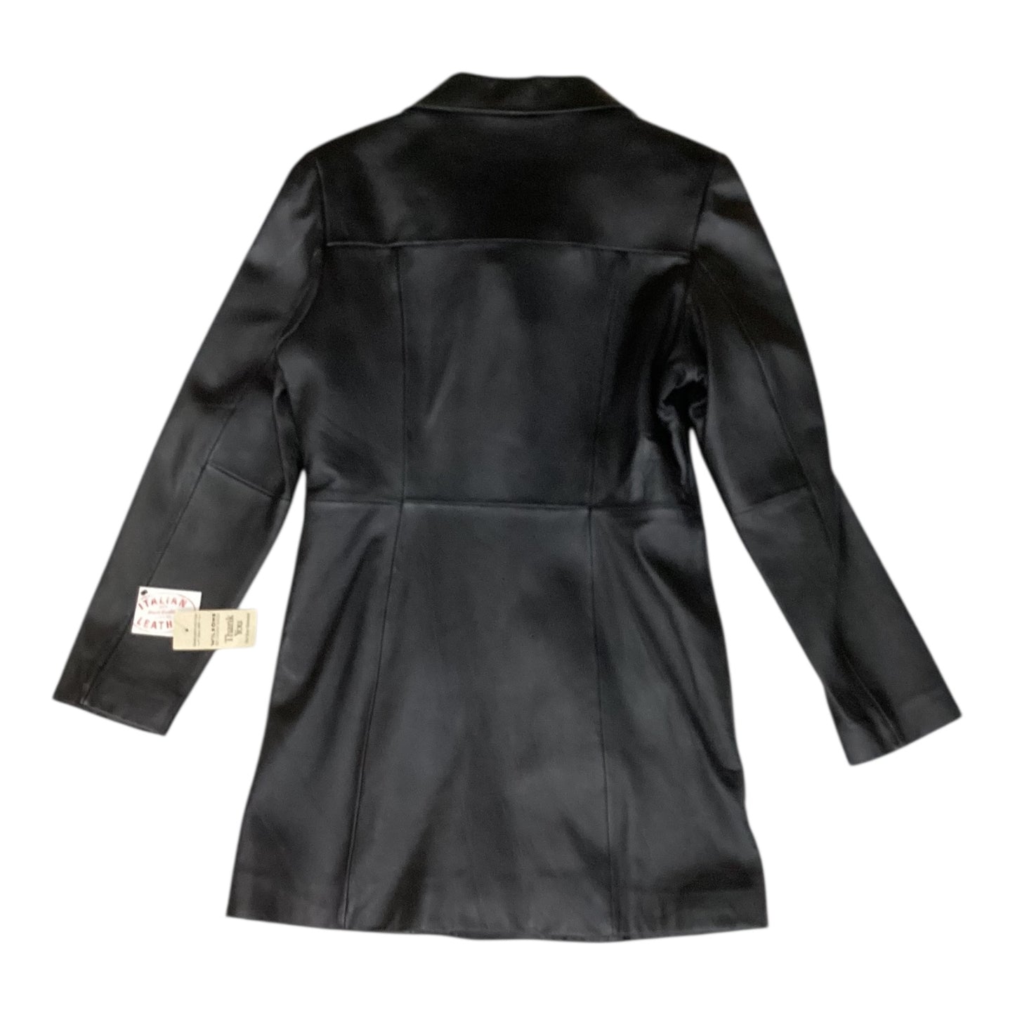 Jacket Leather By Wilsons Leather In Black, Size:M