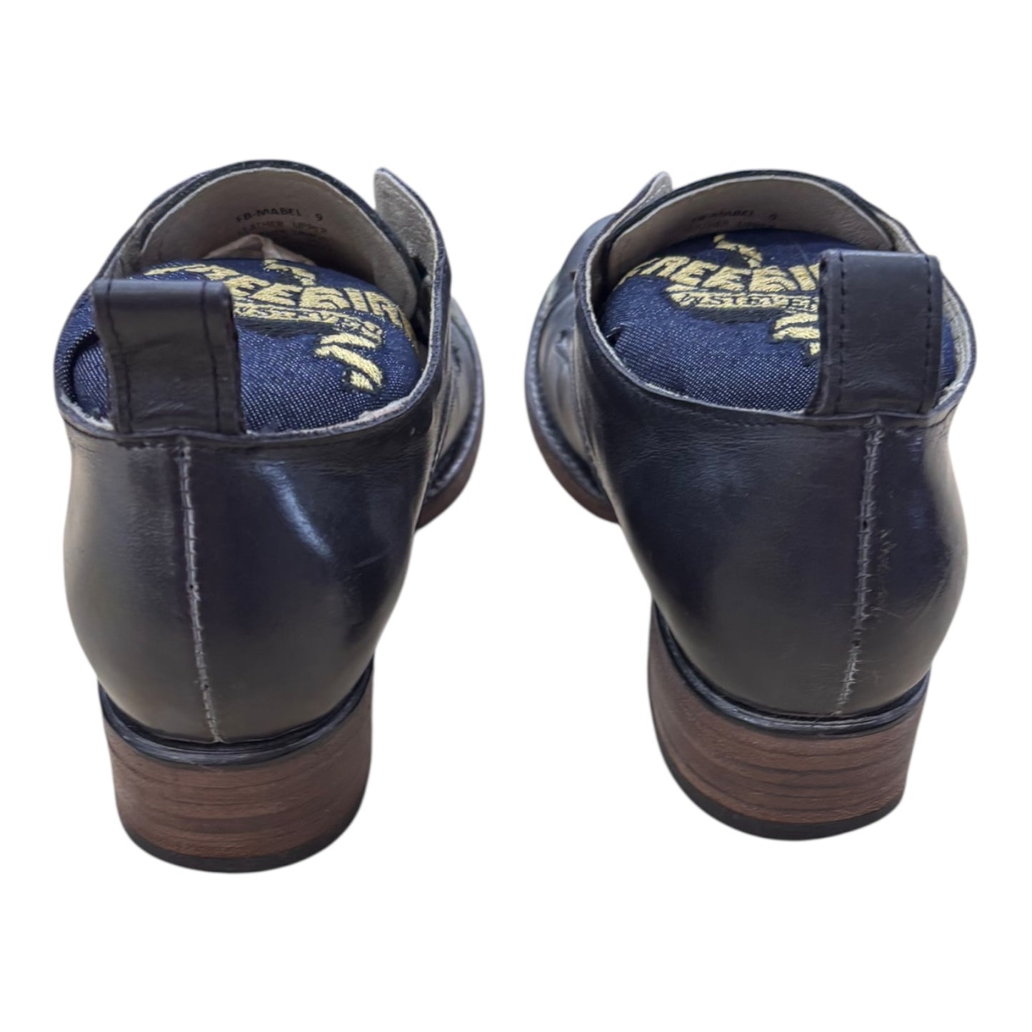 Shoes Heels Block By Freebird In Black, Size:9