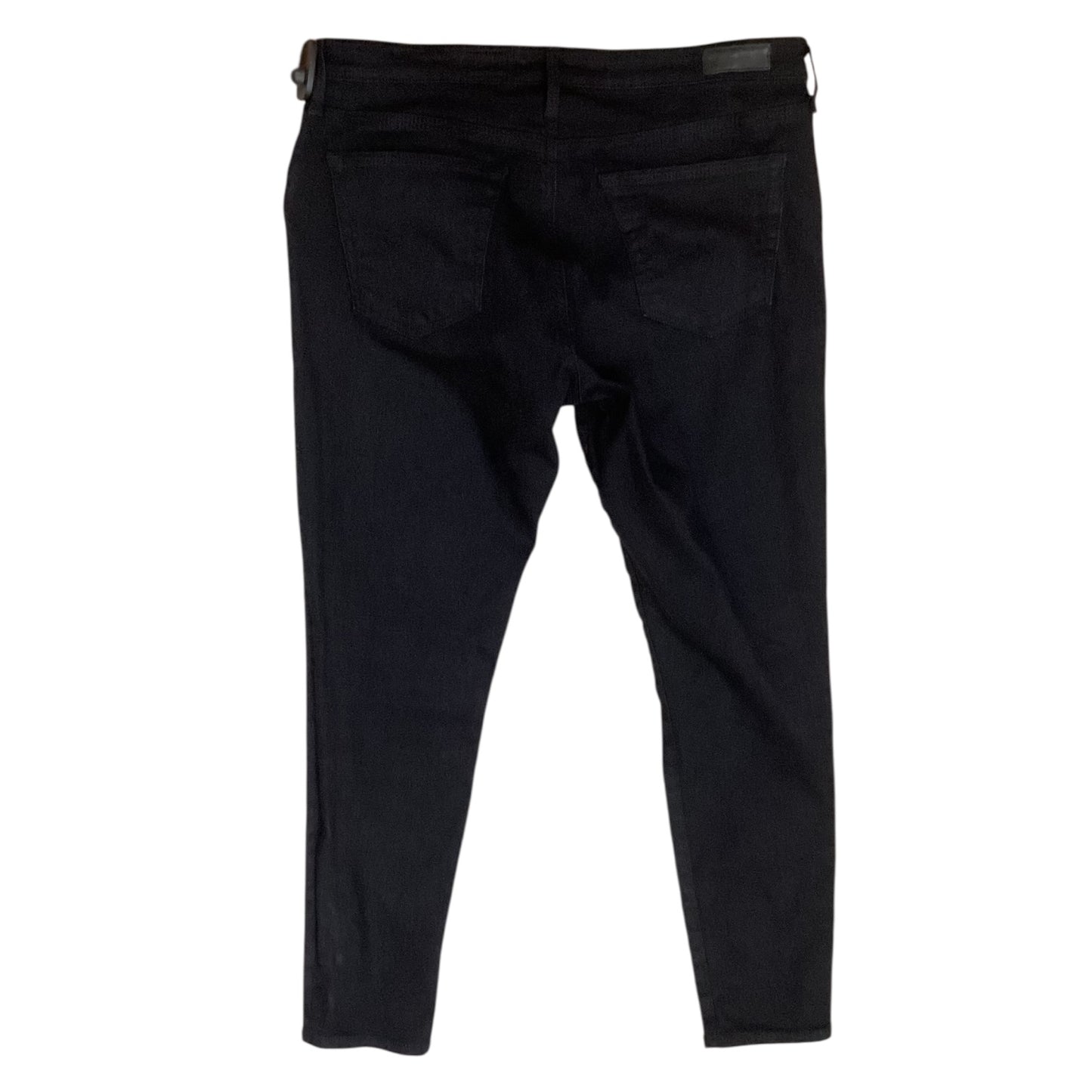 Jeans Skinny By Ag Jeans In Black Denim, Size:10