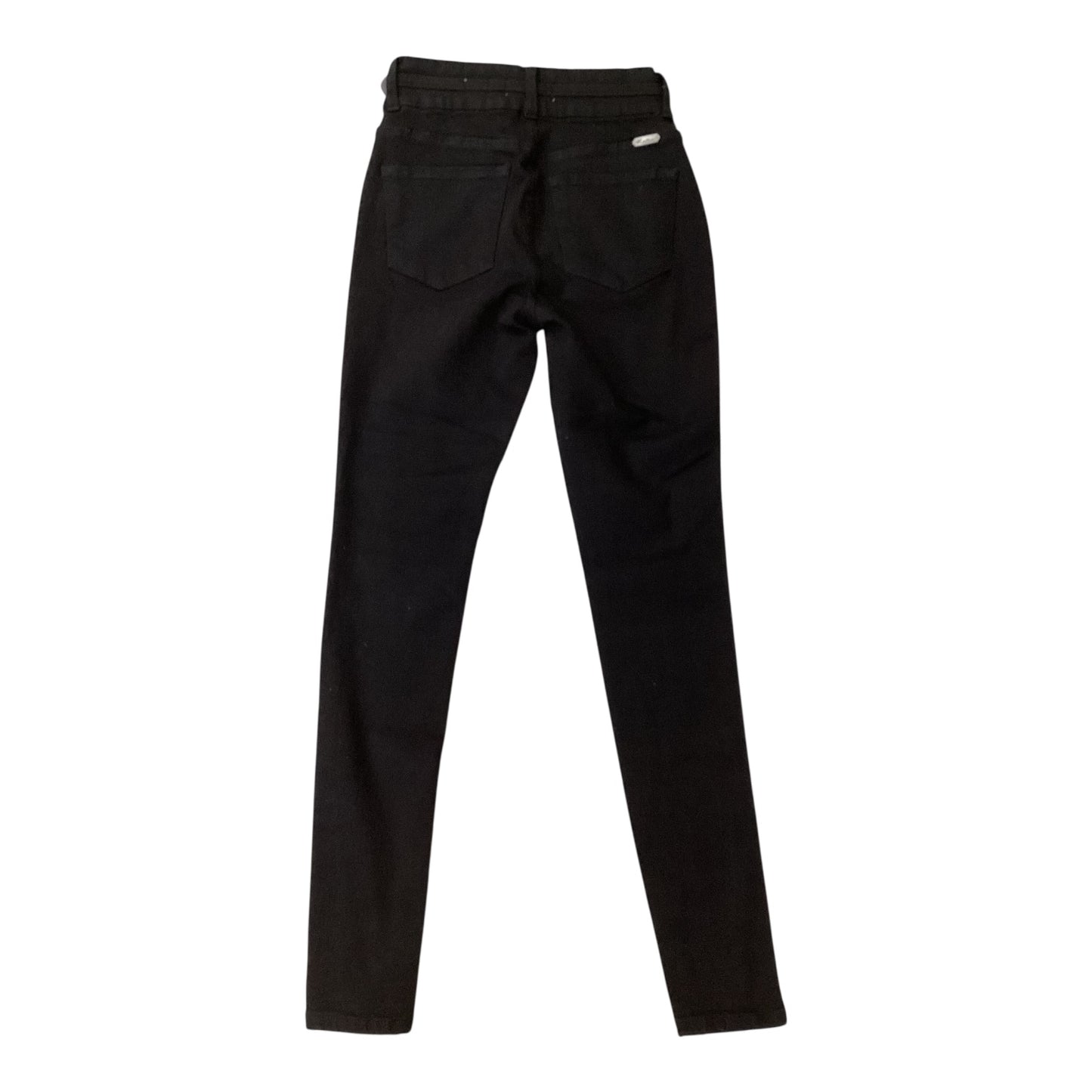 Jeans Skinny By Kancan In Black Denim, Size:2