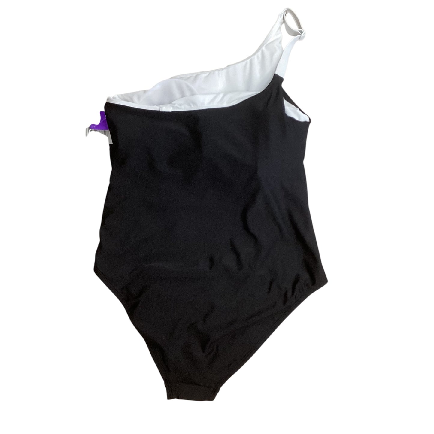 Swimsuit By Members Mark In Black & White, Size:2X