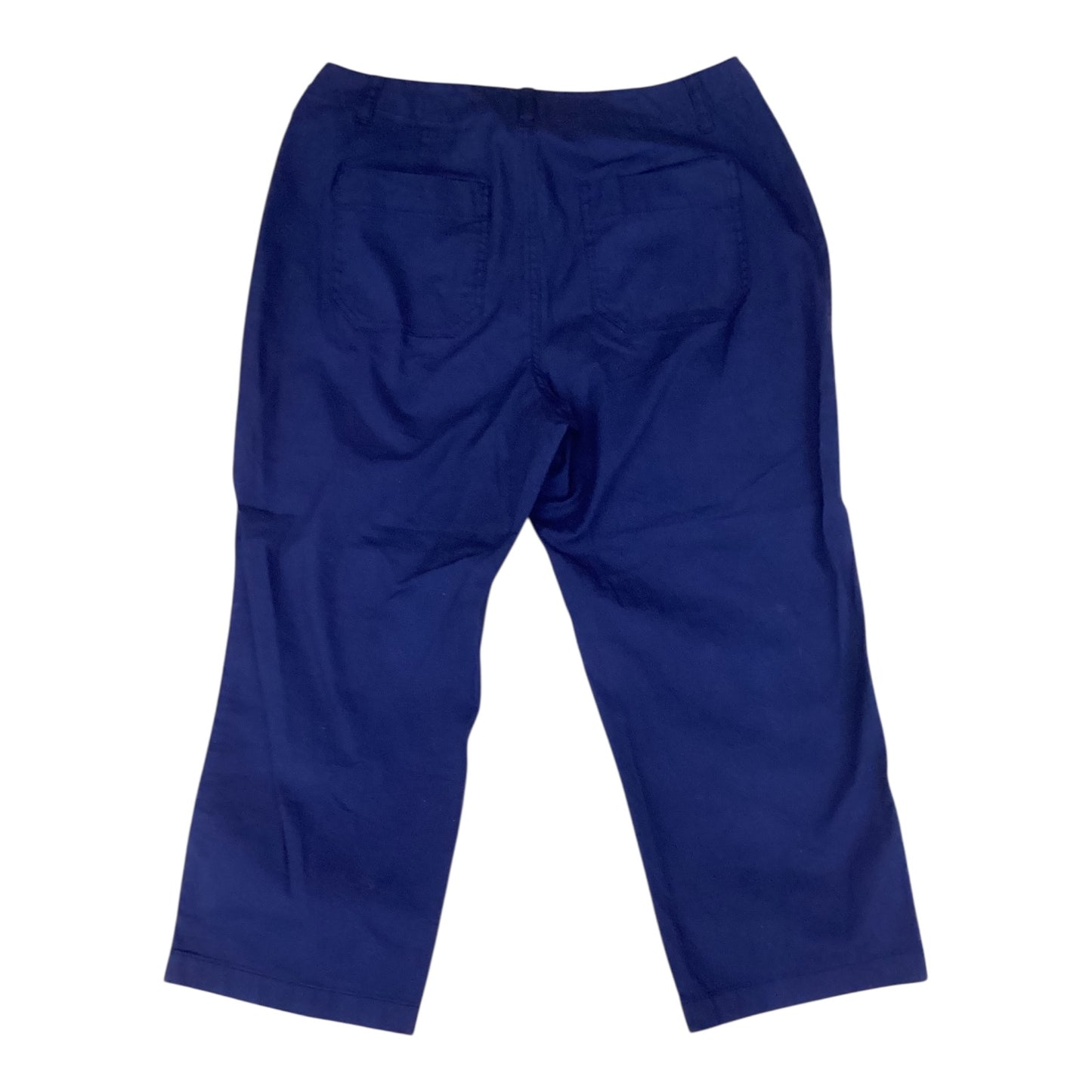 Pants Cropped By Coldwater Creek In Navy, Size:10