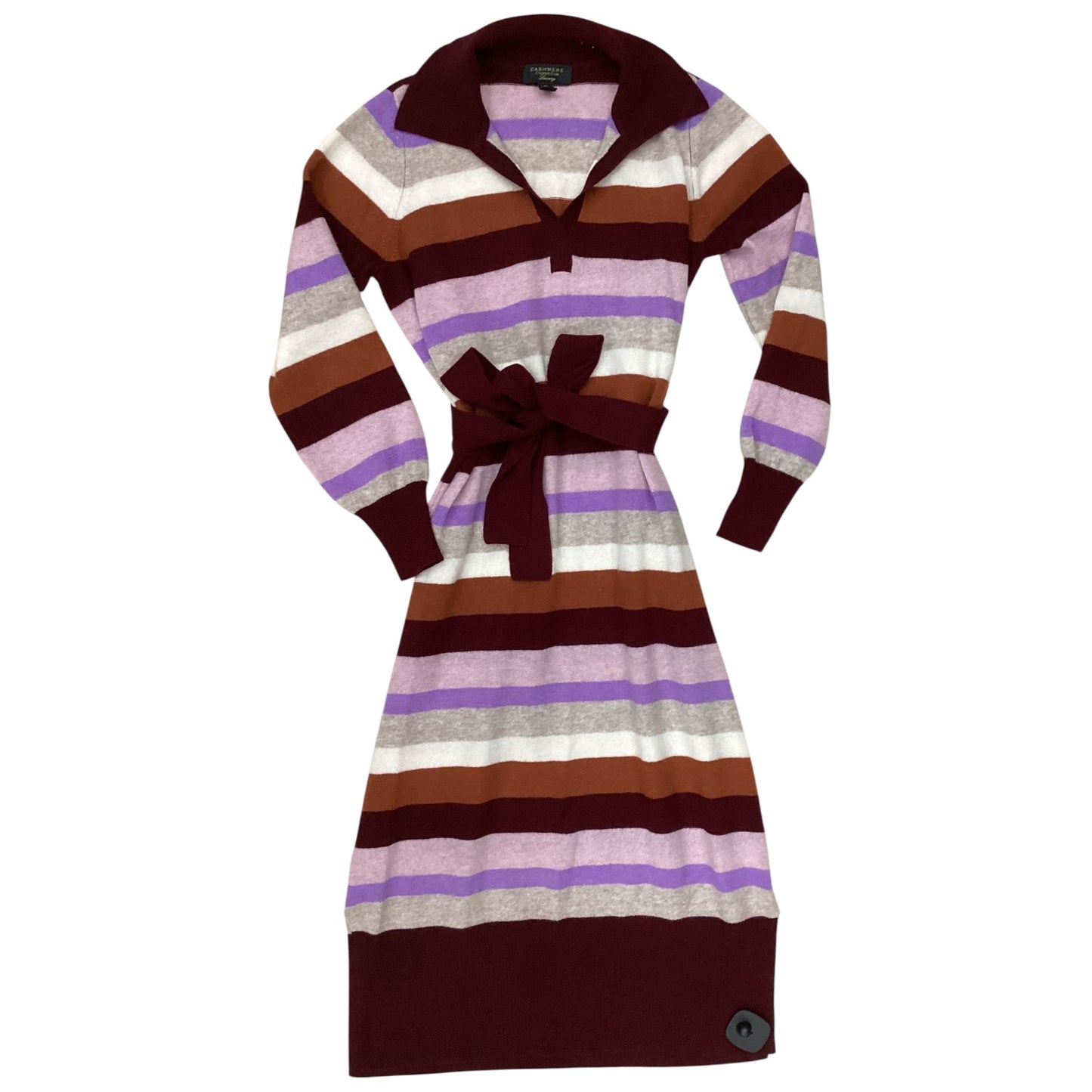 Dress Sweater By Charter Club In Striped Pattern, Size:S
