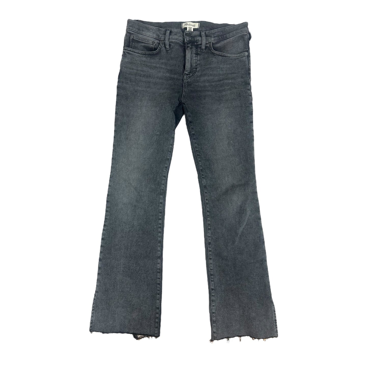 Jeans Flared By Madewell In Grey, Size:6