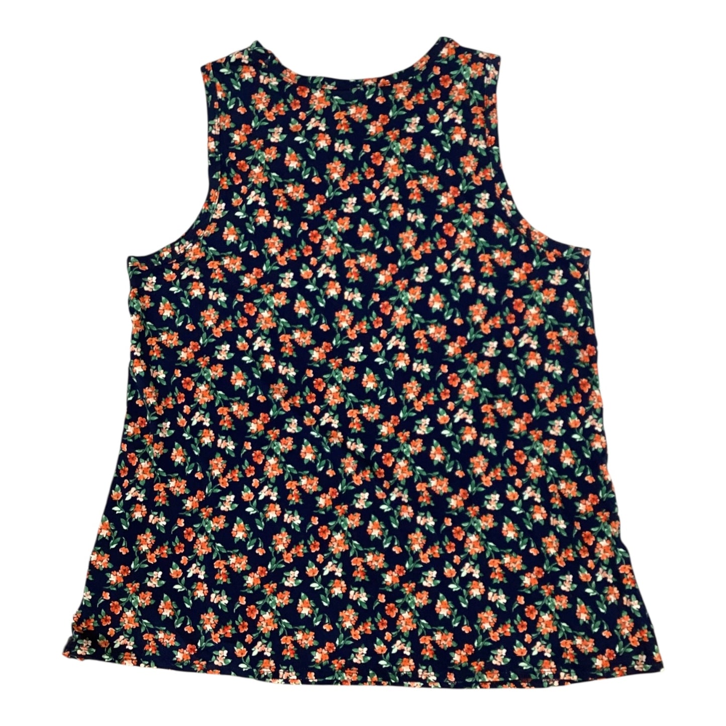Top Sleeveless By Old Navy In Blue & Orange, Size:M