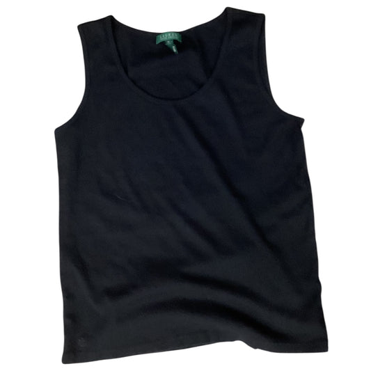 Tank Top By Lauren By Ralph Lauren In Black, Size:1X