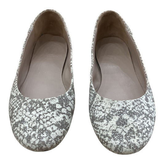 Shoes Designer By Tory Burch In Snakeskin Print, Size:5.5