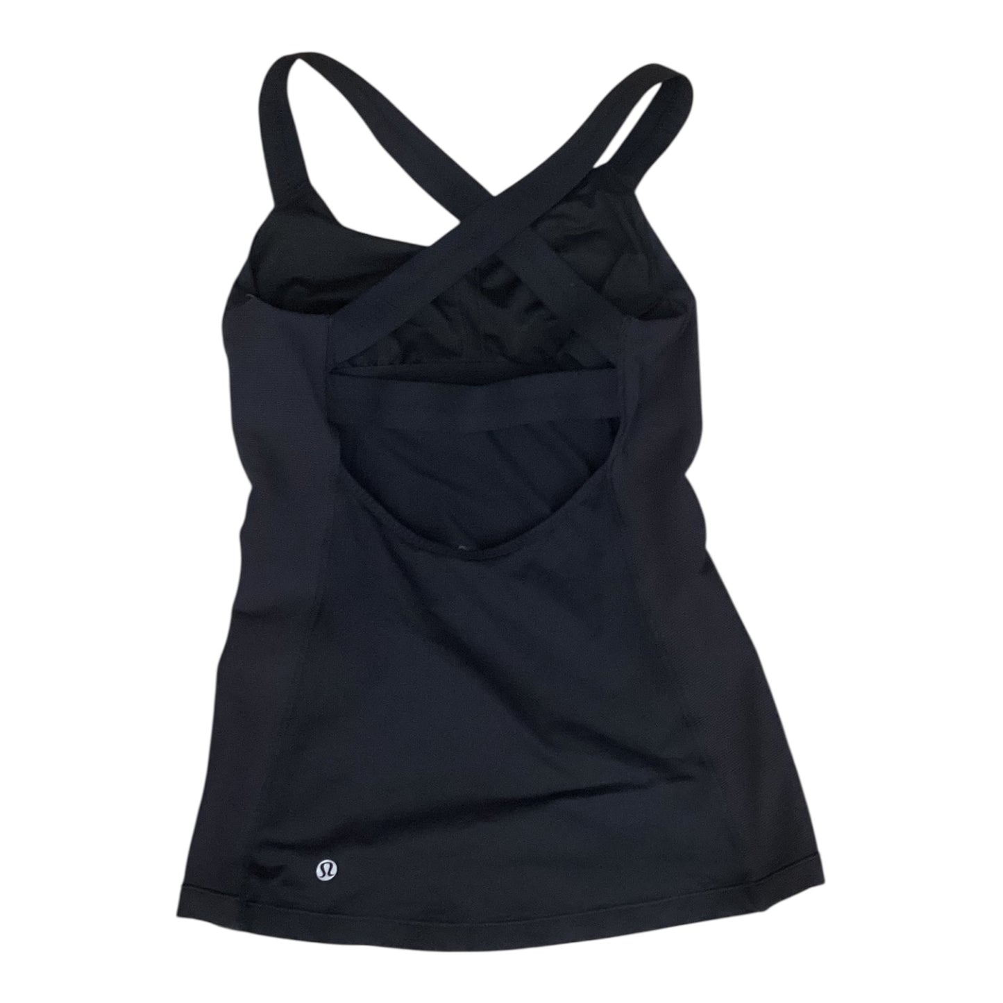 Athletic Tank Top By Lululemon In Black, Size:6