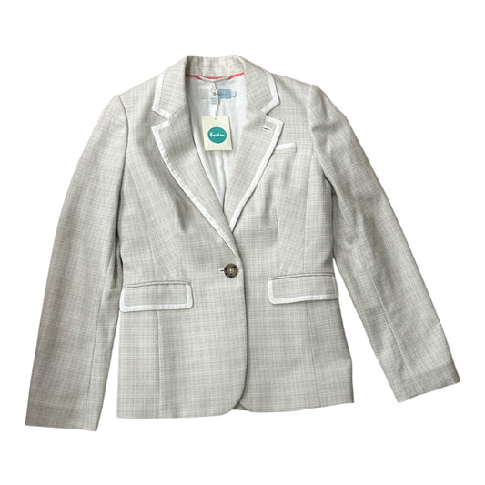 Blazer By Boden In Tan & White, Size:4