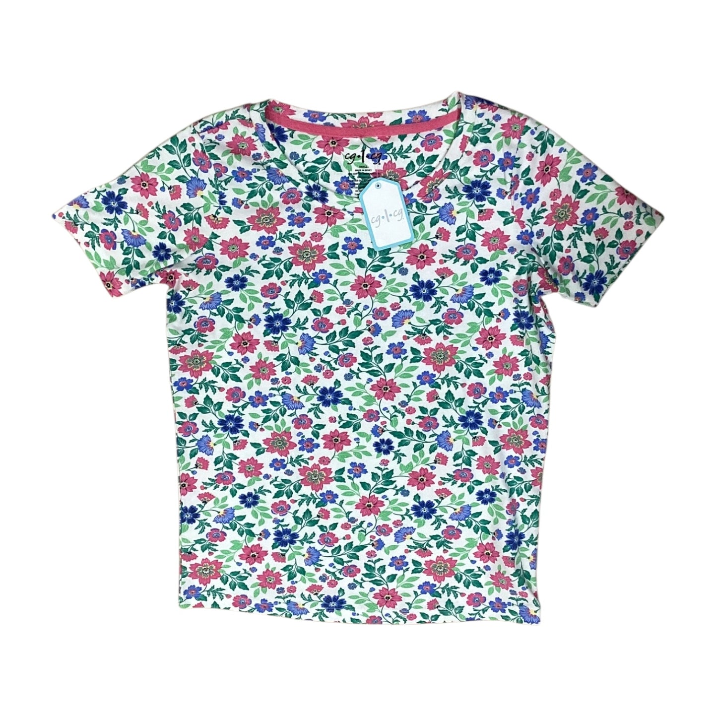 Top Ss By Clothes Mentor In Floral Print, Size:S