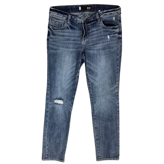 Jeans Boyfriend By Kut In Blue Denim, Size:6