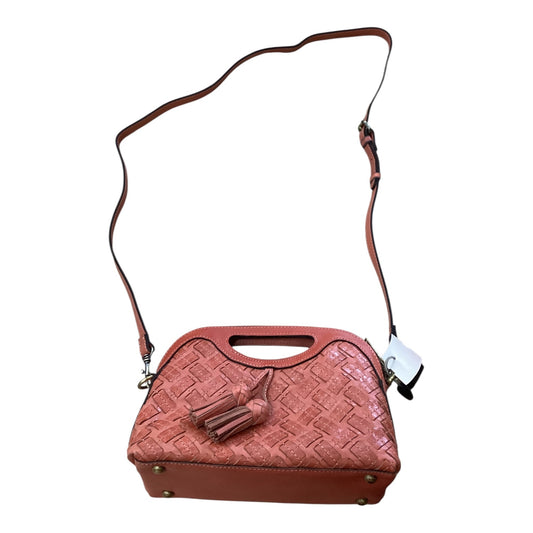 Crossbody Designer By Patricia Nash In Coral, Size:Medium