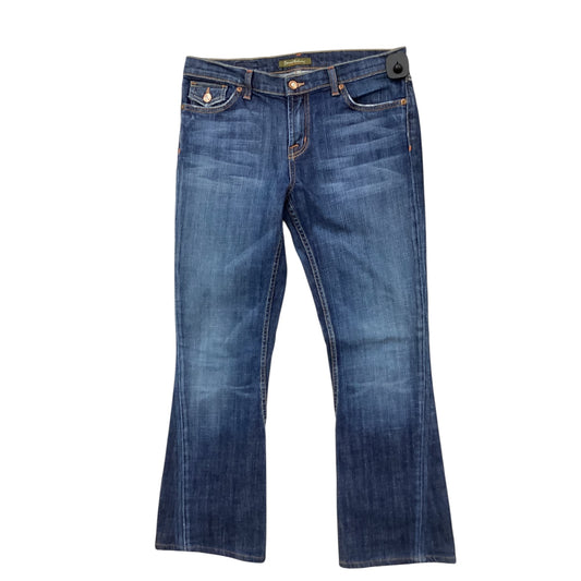 Jeans Boot Cut By David Kahn In Blue Denim, Size:8