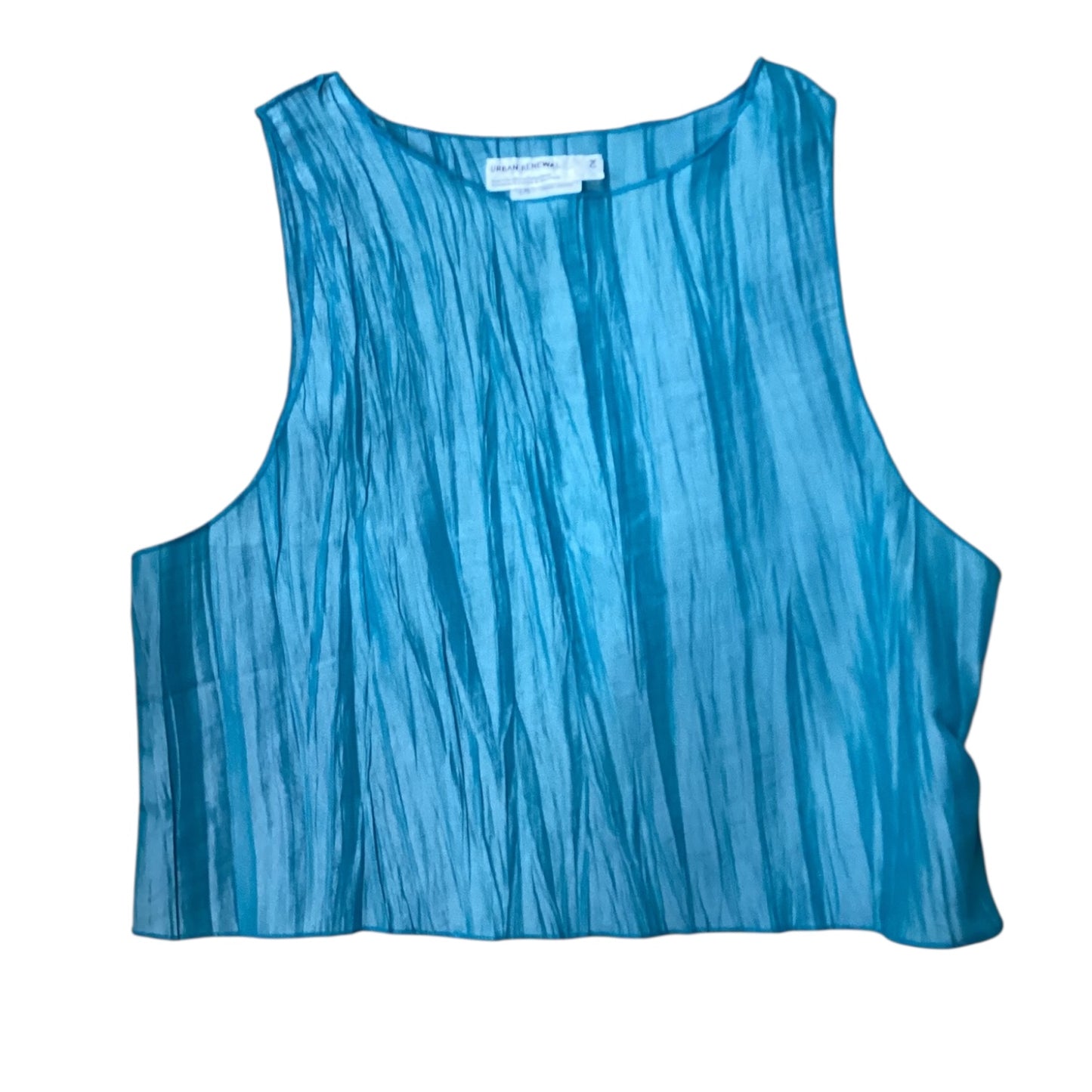 Top Sleeveless By Clothes Mentor In Blue, Size:L