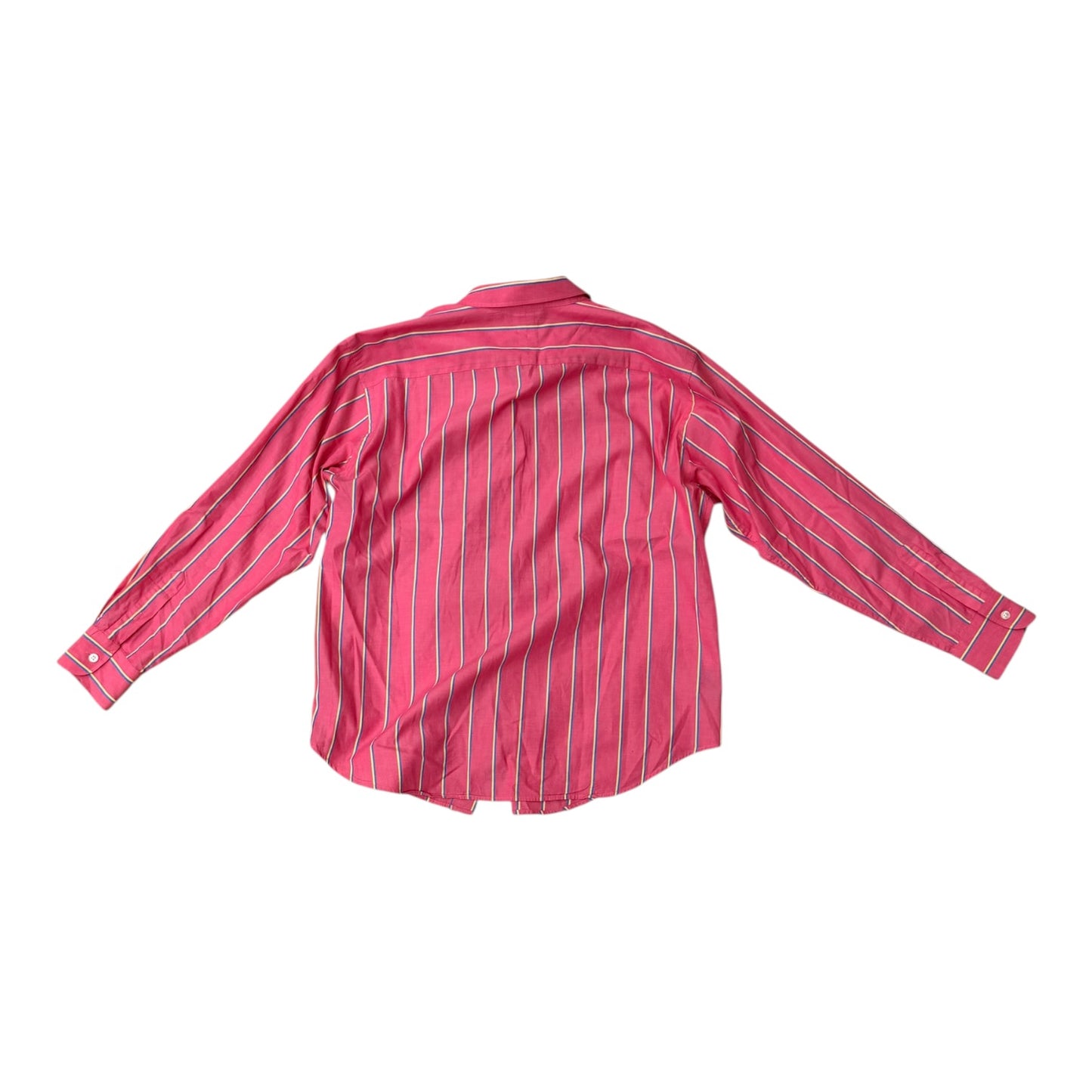 Blouse Ls By Ralph Lauren In Striped Pattern, Size:16