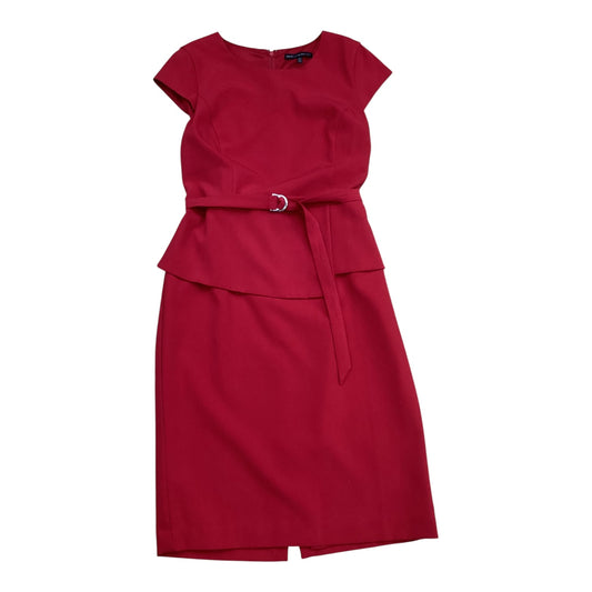 Dress Casual Short By White House Black Market In Red, Size:Xl