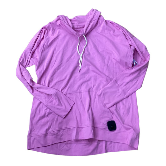 Athletic Top Ls Hoodie By Southern Tide In Pink, Size:Xl