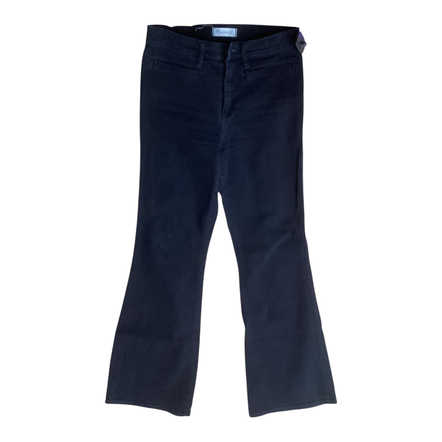Jeans Boot Cut By Madewell In Black Denim, Size:4