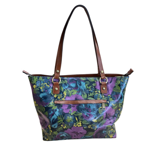 Handbag Designer By Patricia Nash In Blue & Purple, Size:Large