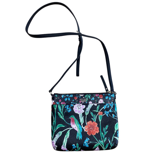 Crossbody Designer By Kate Spade In Floral Print, Size:Small