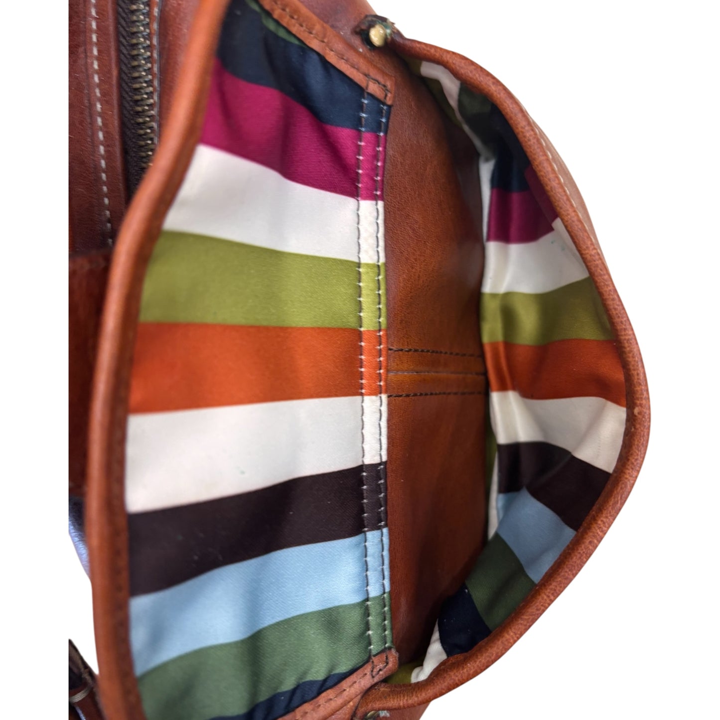 Handbag Designer By Coach In Brown, Size:Small