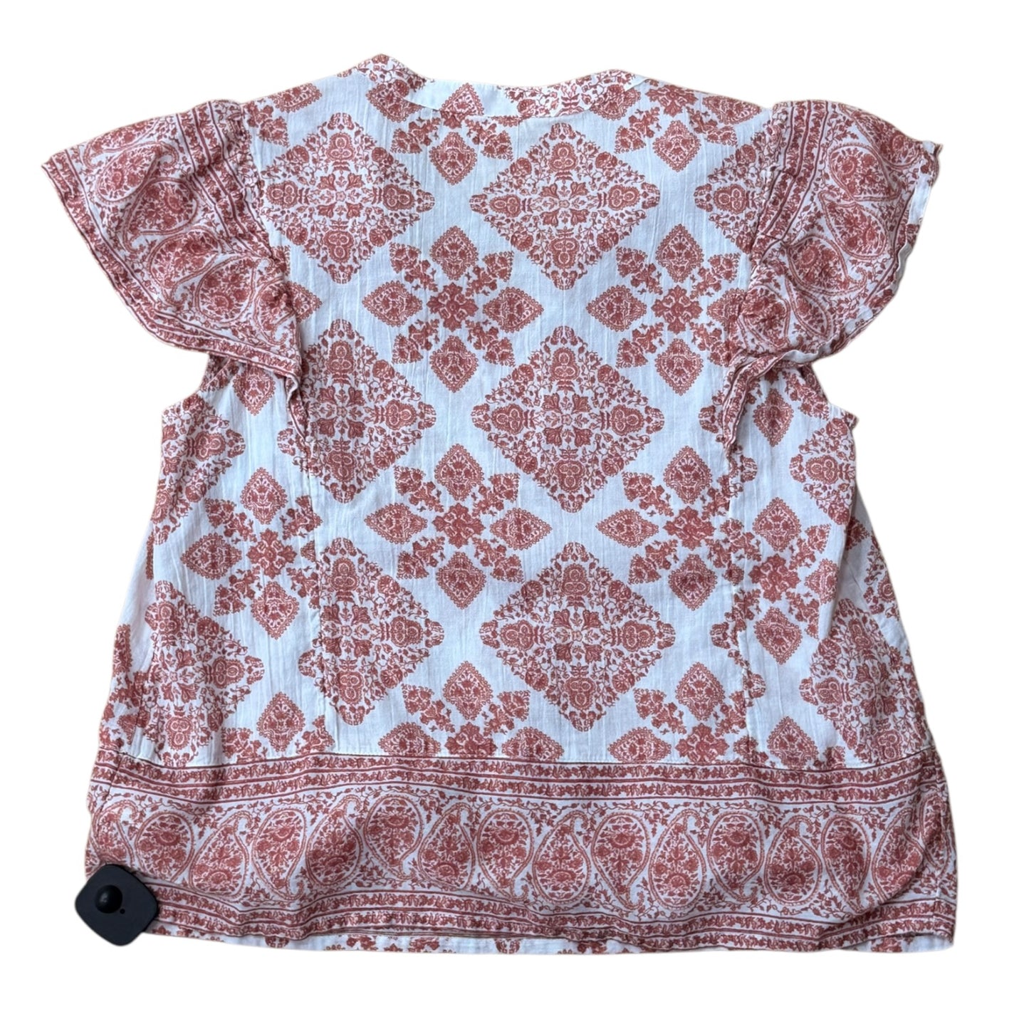 Top Ss By Lucky Brand In Pink & White, Size:M