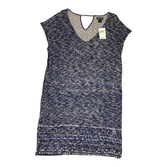 Dress Casual Short By Lucky Brand In Blue & Tan, Size:L