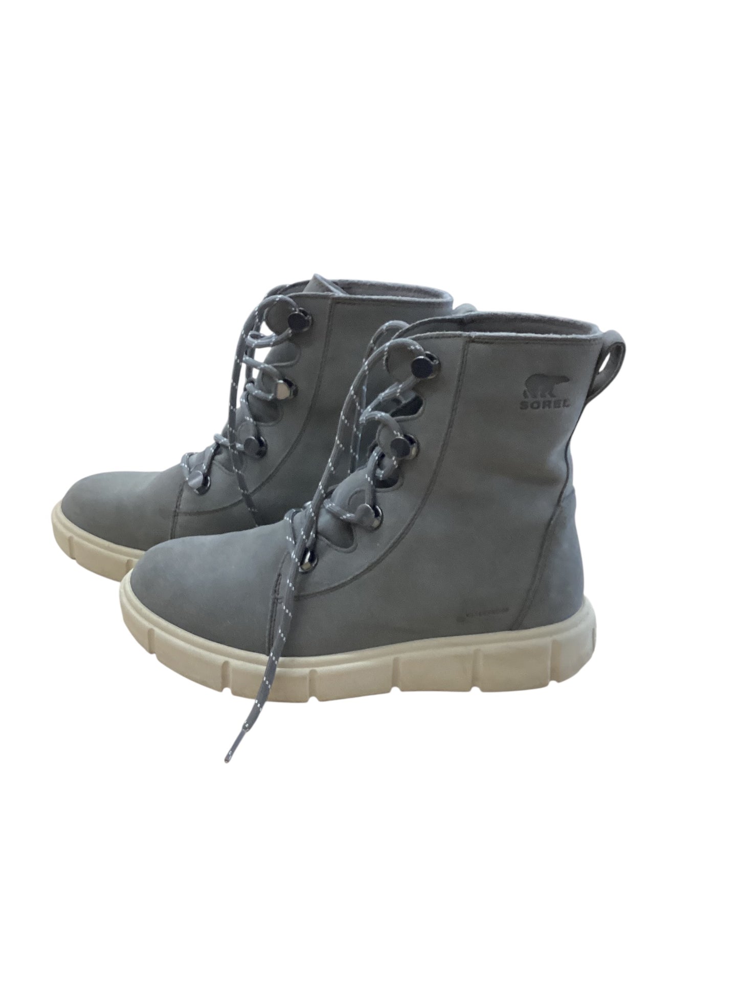 Boots Ankle Flats By Sorel In Grey, Size:9