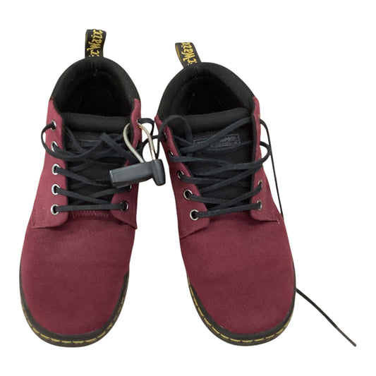 Shoes Sneakers By Dr Martens In Maroon, Size:7