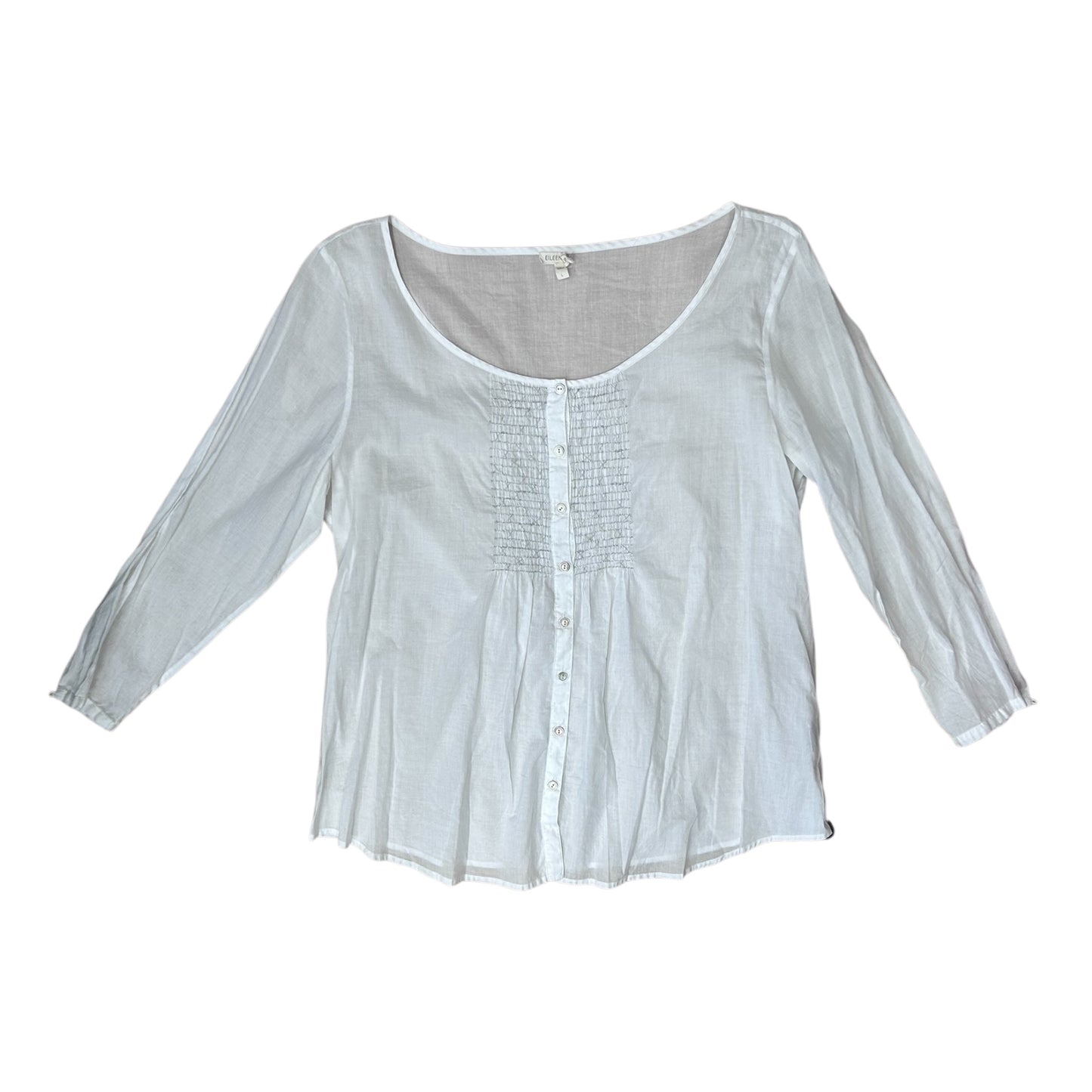 Top Ls By Eileen Fisher In White, Size:L