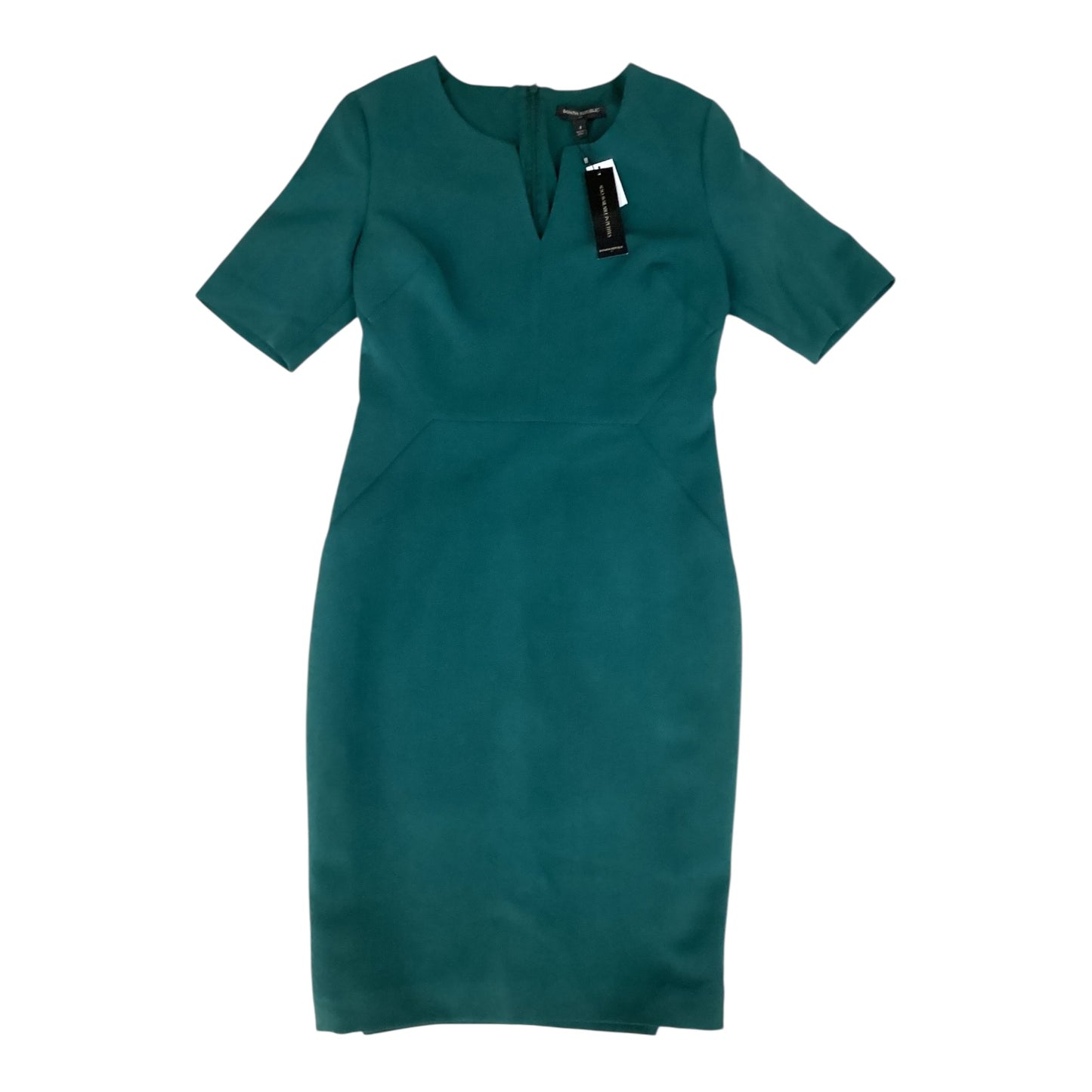 Dress Casual Midi By Banana Republic In Green, Size:S
