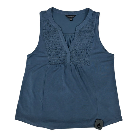 Top Sleeveless By Lucky Brand In Blue, Size:S