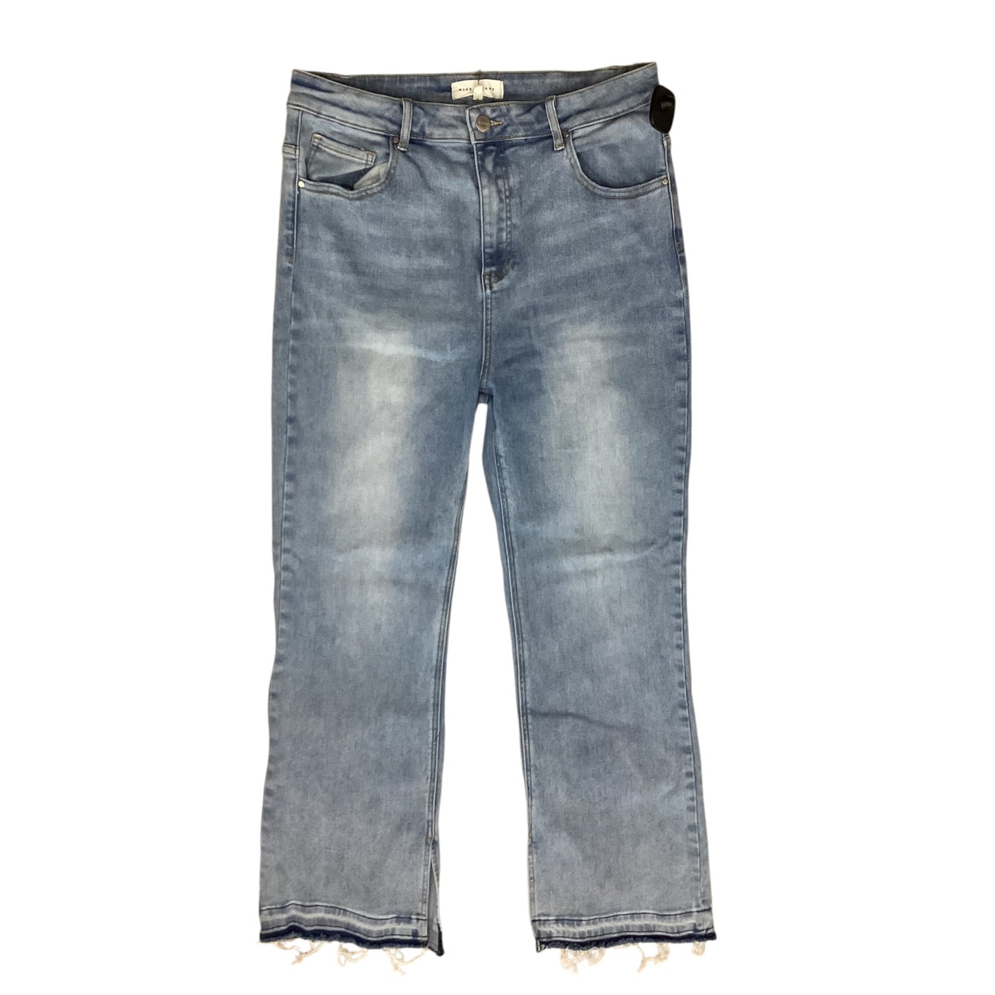 Jeans Flared By Risen In Blue Denim, Size:18