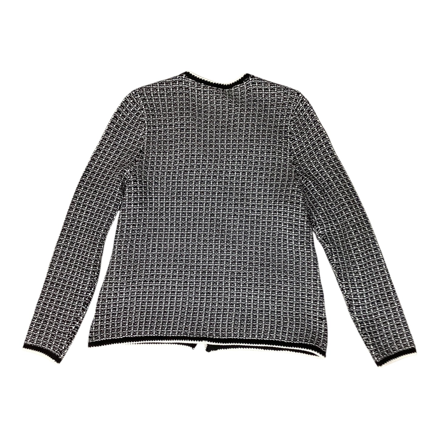 Blazer By Talbots In Black & White, Size:Lp