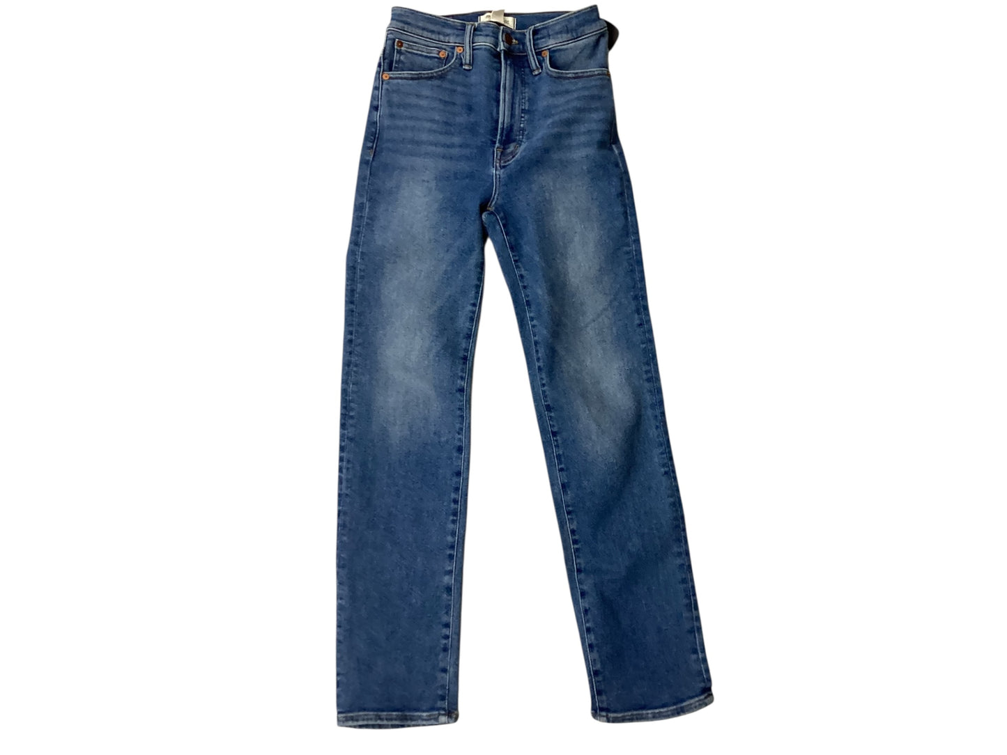 Jeans Straight By Madewell In Blue Denim, Size:4