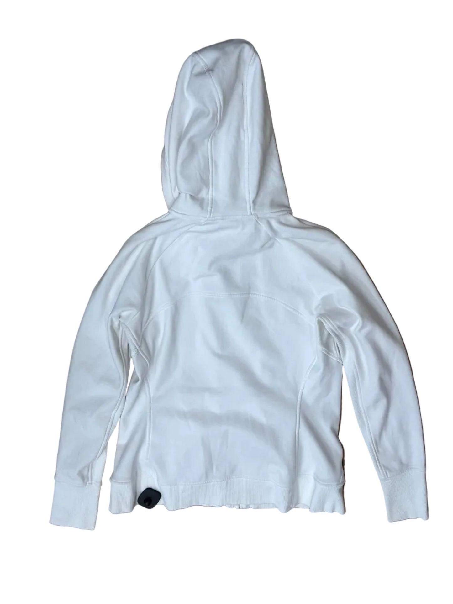 Athletic Jacket By Athleta In White, Size:L